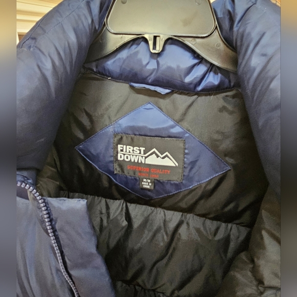 First DownDuck Down 90s Full Zip Puffy puffer SUPERIOR Quality M/M - Picture 3 of 16